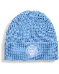 PUMA - Berretto Manchester City Essentials Accessori, Blu - Lyst