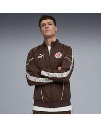 PUMA - Fc St. Pauli King Anthem Jack Voor Wit/Bruin, Maat - Lyst