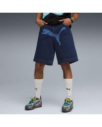 PUMA - A$Ap Rocky X Denimshort Voor - Lyst