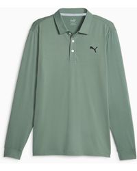 PUMA - Cloudspun Long Sleeve Golf Polo Shirt - Lyst