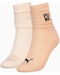 PUMA Short Logo Socks Women 2 Pack in Black | Lyst UK