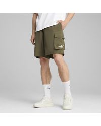 PUMA - Essentials No.1 Logo 9" Gewebte Cargoshorts - Lyst