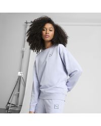 PUMA - Elevated Essentials Comfort Crew Sweatshirt - Lyst