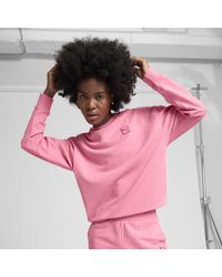 PUMA - Elevated Essentials Comfort Crew Sweatshirt - Lyst