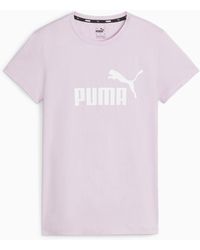 PUMA - Essentials T-shirt Met Logo Voor - Lyst
