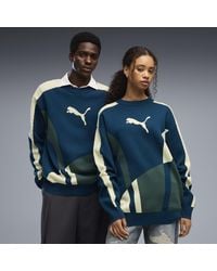 PUMA - T7 Relaxed Gebreide Sweater Uniseks, Maat - Lyst