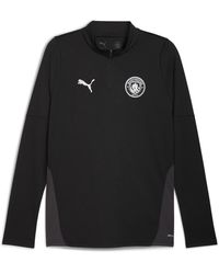PUMA - Haut D'entraînement À Col Zippé Manchester City - Lyst