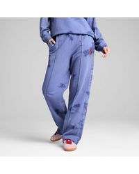 PUMA - Wardrobe Ess Floral Pack Verwassen Rechte Sweatpant Voor - Lyst