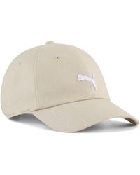 PUMA - Gorra Wardrobe Ess Dad, Accesoiros, Blanco - Lyst
