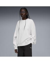 PUMA - Wardrobe Essentials Oversized Sweatshirt - Lyst