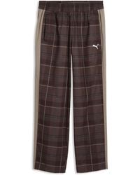 PUMA - T7 Relaxed Tartan Track Pants - Lyst