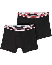 PUMA - Logo Boxershorts (2er-Pack) - Lyst