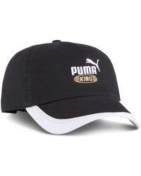 PUMA - Gorra De Béisbol De Curva Baja King, Accesoiros, Negro - Lyst