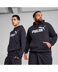 PUMA - Essentials Logo Fleece Hoodie - Lyst