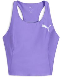 PUMA - Raceday Ultraform Running Crop-Top Damen, Sport, Dark Amethyst - Lyst