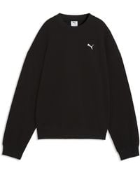 PUMA - Wardrobe Essentials Oversized Sweatshirt - Lyst