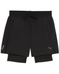 PUMA - Pwrmode Training 2-In-1 Stretch Woven Shorts - Lyst