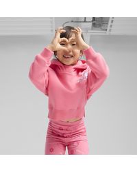 PUMA - Sudadera De Frisa Estampada Y Holgada Con Capucha X Hello Kitty And Friends Para Niños - Lyst