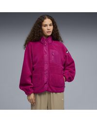 PUMA - Polar Fleece Sherpa Jacket - Lyst