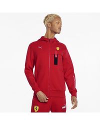 puma ferrari jacket red and black