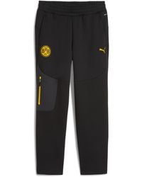 PUMA - Borussia Dortmund Tech Sweatpant Voor Zwart/Geel, Maat - Lyst