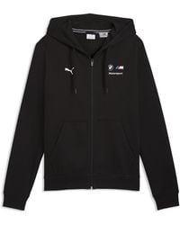 PUMA - Bmw M Motorsport Essentials Fleece Track Jacket - Lyst