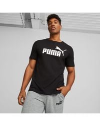 PUMA - Essentials Logo T-Shirt Voor - Lyst