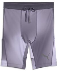 PUMA - Pantaloni Corti Aderenti Da Running Con Stampa Lightspeed 8" Da Uomo, Accessori, Grigio - Lyst
