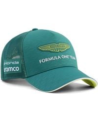 PUMA - X Aston Martin Aramco F1Â Team Replica Stroll Trucker Cap - Lyst