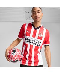 PUMA - Psv Eindhoven 24/25 Thuisshirt Voor Rood/Wit - Lyst