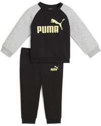 PUMA - Minicats Essentials Raglan Crew Set Baby, Kleidung, Moon - Lyst