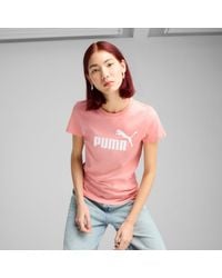 PUMA - Ess No. 1 Logo T-Shirt Voor - Lyst
