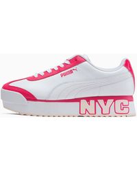 puma roma pink womens