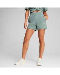 PUMA - Ess Small No. 1 Logo Short Met Hoge Taille Voor - Lyst