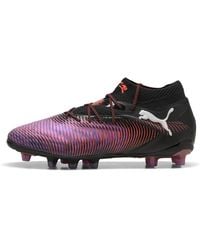 PUMA - Future 8 Ultimate Ag Voetbalschoenen Voor Wit/Zwart/Rood - Lyst