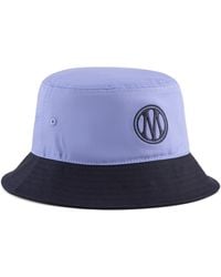 PUMA - Cappello A Secchiello Olympique De Marseille Ftblessentials Da Uomo, Accessori, Blu - Lyst