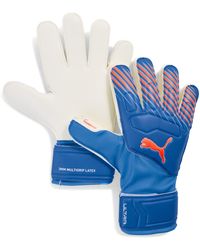 PUMA - Guantes De Portero Ultra Match Protect Juveniles, Accesoiros, Ultra Azul/Glowing Rojo - Lyst