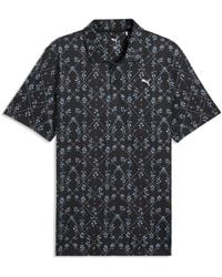 PUMA - Cloudspun Argyle Bloom Golf Polo - Lyst
