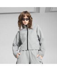 PUMA - Dare To Oversized Full-Zip Woven Jacket - Lyst