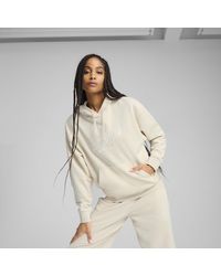 PUMA - Essentials Script Comfort Hoodie - Lyst