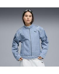 PUMA - Giacca Stile Racer Future..Archive Abbigliamento, Cool Blu - Lyst