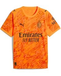 PUMA - Ac Milan 25/26 Torwarttrikot Herren, Sport, Heat Fire/Schwarz - Lyst