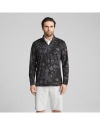 PUMA - Pure 2.0 Rose Golftop Mit Reißverschluss Bis Zum Hals Herren, Kleidung, /Strongrau - Lyst
