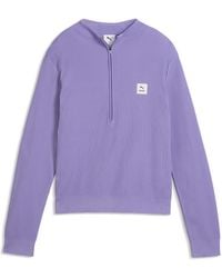 PUMA - X Saysky Half-Zip Performance Running T-Shirt - Lyst