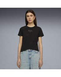 PUMA - T-shirt Essentials Script - Lyst