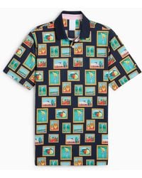 PUMA - X Arnold Palmer Photo Golf Polo Shirt Dark - Lyst