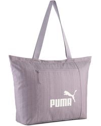 PUMA - Bolso Shopper Base 19&Nbsp;L, Accesoiros, Morado - Lyst