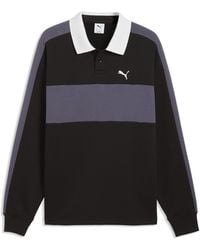 PUMA - T7 Relaxed Polo Crew Neck Sweatshirt - Lyst