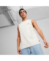 PUMA - Camiseta de Punto de Baloncesto Nostalgia - Lyst