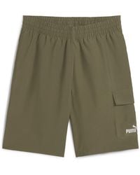 PUMA - Essentials No.1 Logo Woven Cargo 9" Shorts - Lyst